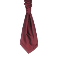 Wine Self Tie Twill Cravat #WCS102/4 ##LAST STOCK