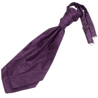 Purple Shantung Wedding Wedding Cravat #WCR1865/2 ##LAST STOCK