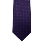 Purple with White Polka Dots Tie #T2007/2 ---DISCONTINUED, LAST STOCK!--- #LAST STOCK