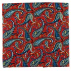 Red Paisley Silk Pocket Square #TPH06/1 ---DISCONTINUED, LAST STOCK!--- #LAST STOCK